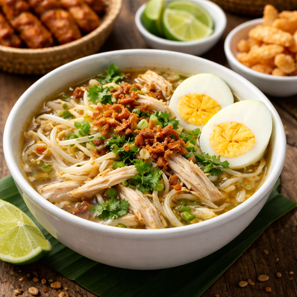 Soto Kudus Eat and Eat – soto khas Kudus dengan kuah gurih dan isian lengkap